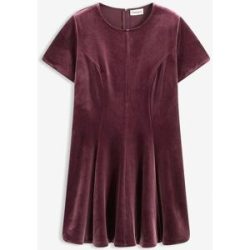 bonprix Minikleid aus softem Samtrot 40Damen