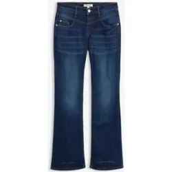 bonprix Bootcut Jeans Mid Waist, Stretchblau 44Damen