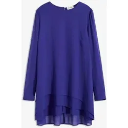 bonprix Vokuhila Long-Tunikablau 40Damen