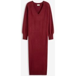 bonprix Oversized Strickkleid in Midilängerot 52Damen