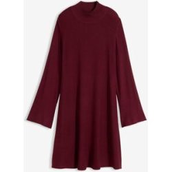bonprix Strickkleid in A-Linie aus Viskose-Mixrot 36Damen