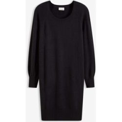 bonprix Kurzes Strickkleidschwarz 40Damen