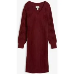 bonprix Strickkleidrot 52Damen