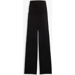 bonprix 2-in-1 Jerseyhose für die Schwangerschaft und danach mit umklappbarem Bundschwarz 56Damen