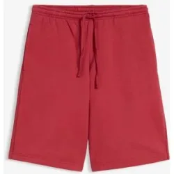 bonprix Sweat-Bermuda aus reiner Bio-Baumwollerot 36Damen