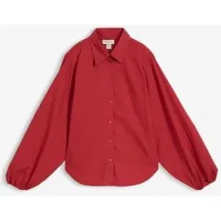 bonprix Bluse aus reiner Bio-Baumwollerot 46Damen