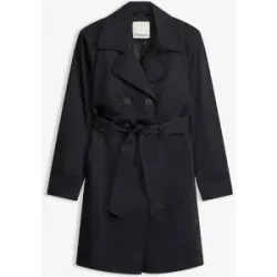 bonprix Trenchcoat mit abnehmbarem Bindegürtel, 2-Reiher