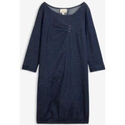 bonprix Jeanskleid 1 tlg. für Frühling und Sommer, aus Baumwolle mit Elasthan, mit 3/4-Ärmeln