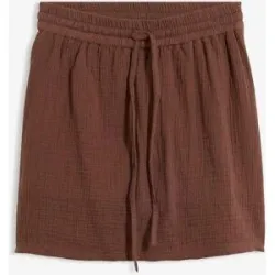 bonprix Hosenrock aus weichem Musselinbraun 56Damen
