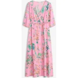 bonprix Midikleid aus fließender Viskoserosa 44Damen