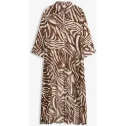 bonprix Chiffon-Longblusebraun 44Damen