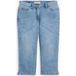 bonprix Straight Jeans, Mid Waist, Stretchblau 56Damen