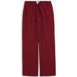 bonprix Schlupfhose aus strukturiertem Crinklerot 50Damen