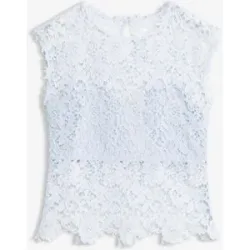 bonprix Top aus Spitzeblau 40Damen