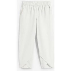 bonprix 3/4-Hose aus leichtem Leinen-Mixweiß 54Damen