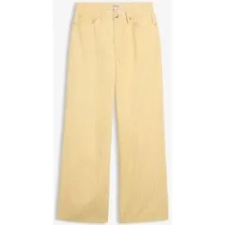 bonprix Twillhose aus reiner Baumwollegelb 48Damen