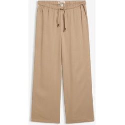 bonprix Lockere Hose aus fließender Viskosebraun 48Damen