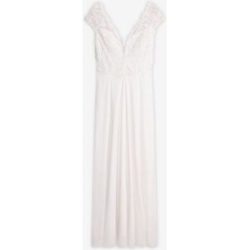 bonprix Brautkleid mit Spitzeweiß 48Damen