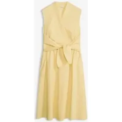 bonprix Kleid mit Bindedetailgelb 46Damen