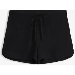 bonprix Strandshorts aus strukturiertem Crinkleschwarz 44Damen