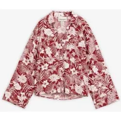 bonprix Resortbluse aus Viskose-Mixrot 42Damen