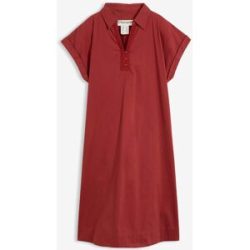 bonprix Minikleid aus Baumwoll-Mixrot 42Damen