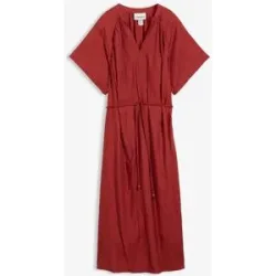 bonprix Midikleid aus softem Viskose-Mixrot 42Damen