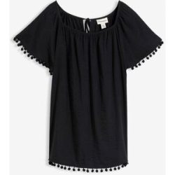 bonprix Bluse aus softem Viskose-Mixschwarz 44Damen