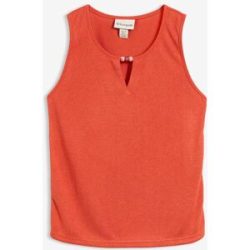 bonprix Stricktop mit Perlendetailrot 48Damen