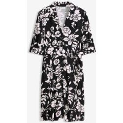 bonprix Blusenkleid aus fließender Viskoseschwarz 42Damen