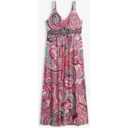 bonprix Maxikleid mit Applikationenpink 36Damen