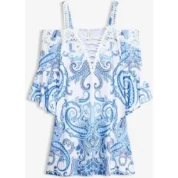 bonprix Off-Shoulder-Kleid für Partys, Off-Shoulder-Design, Halbarm, ausgestellte Passform