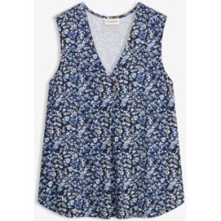 bonprix Top aus Viskose-Mixblau 40Damen