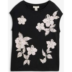 bonprix T-Shirt gerade Passform, Kurzarm, mit modischem Frontprint