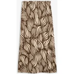 bonprix Jersey-Rock aus Bio-Baumwolle mit Stretchbraun 52Damen