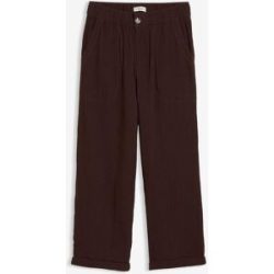 bonprix Musselin-Culotte aus reiner Baumwollebraun 50Damen