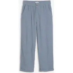 bonprix Musselin-Culotte aus reiner Baumwolleblau 42Damen