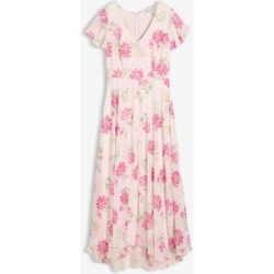 bonprix Jumpsuit mit V-Ausschnittrosa 38Damen