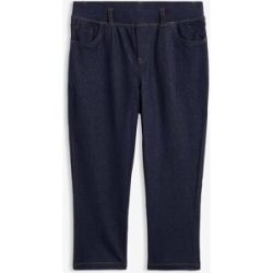 bonprix Caprileggings in Jeansoptik, aus Baumwollmischung, Skinny Fit