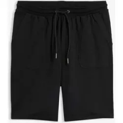 bonprix Sweat-Bermuda aus reiner Baumwolleschwarz 36Damen