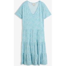 bonprix Jerseykleid für femininen Look, aus Viskose und Elasthan, A-Linie, Kurzarm