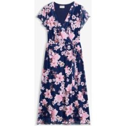 bonprix Midikleid aus Meshblau 52Damen