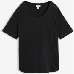 bonprix T-Shirt Oversize-Passform, Halbarm, mit tollem Knopfdetail