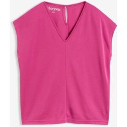 bonprix Shirt aus Viskose Piquépink 36Damen