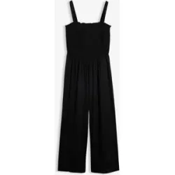 bonprix Jumpsuit aus fließender Viskoseschwarz 46Damen