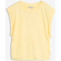 bonprix Shirt aus reiner Baumwollegelb 48Damen