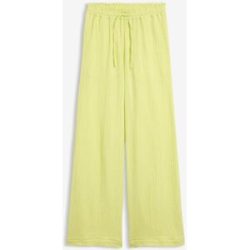 bonprix Schlupfhose aus luftigem Musselingelb 50Damen