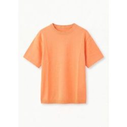 bonprix Feinstrickpullover aus reiner Bio-Baumwolleorange 48Damen