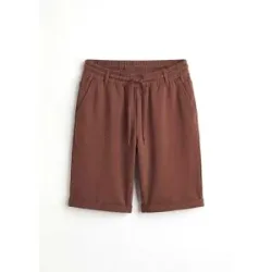 bonprix Sweat-Bermuda aus reiner Bio-Baumwollebraun 48Damen