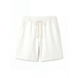 bonprix Sweat-Bermuda aus reiner Bio-Baumwolleweiß 48Damen